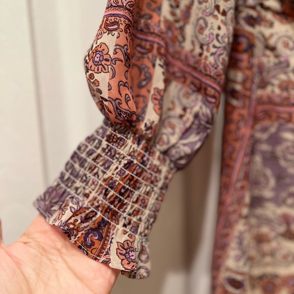 JULIA JORDAN V Neck Paisley Fit and Flare Dress Size 8. NWT - Picture 6 of 11